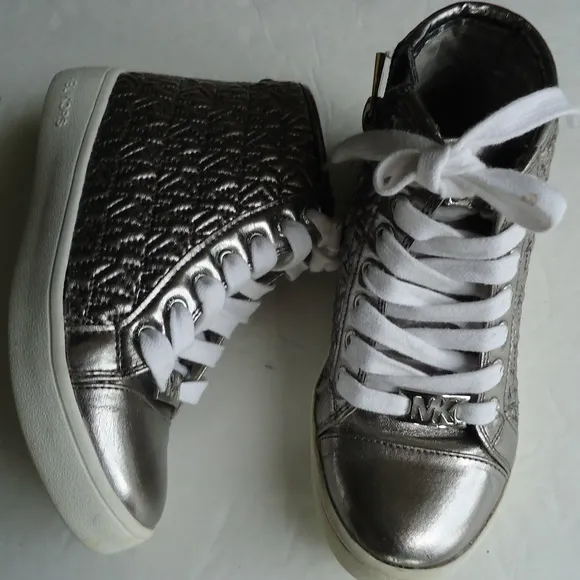 SIZE 11. Michael Kors Hightop Sneakers for Girls .