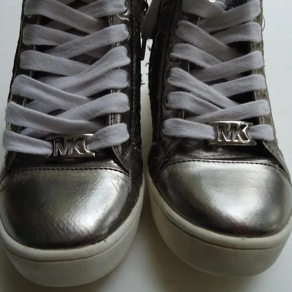 SIZE 11. Michael Kors Hightop Sneakers for Girls .