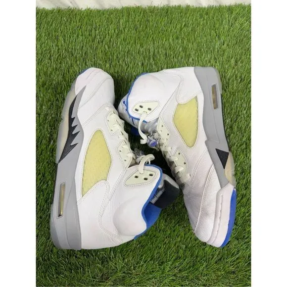Size 13 - Air Jordan 5 Retro Stealth 2.0 ICY clean white blue