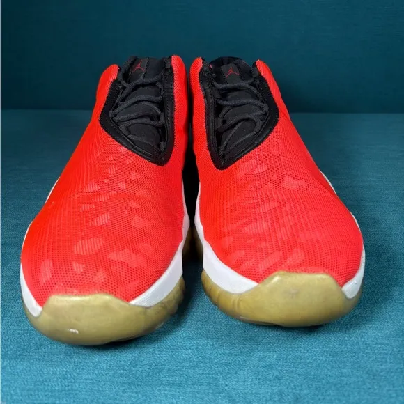 Size 13 - Men’s Air Jordan Future low Bright Crimson camo shoes