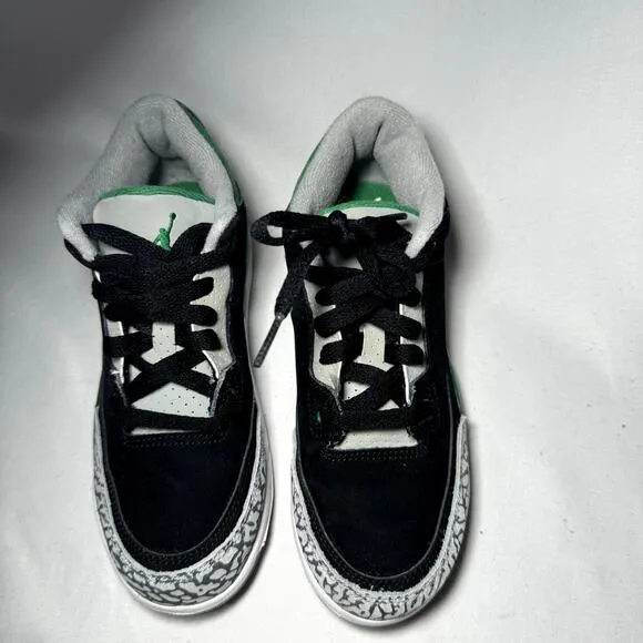 Size 3 - Nike Air Jordan 3 Retro PS Pine Green Men's Shoes