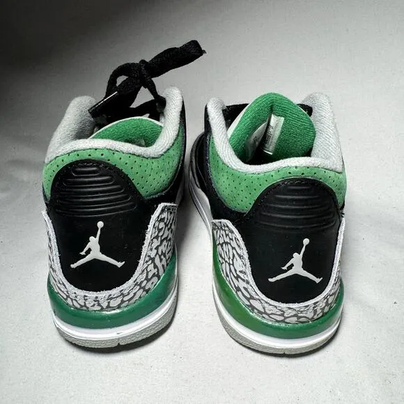 Size 3 - Nike Air Jordan 3 Retro PS Pine Green Men's Shoes