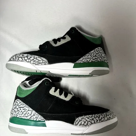 Size 3 - Nike Air Jordan 3 Retro PS Pine Green Men's Shoes