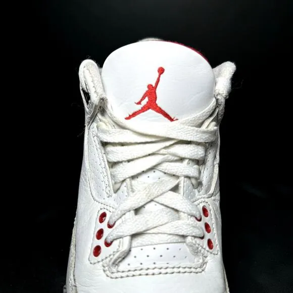 Size 4 - Nike Air Jordan 3 Retro GS White Cement Reimagined Men's Shoes