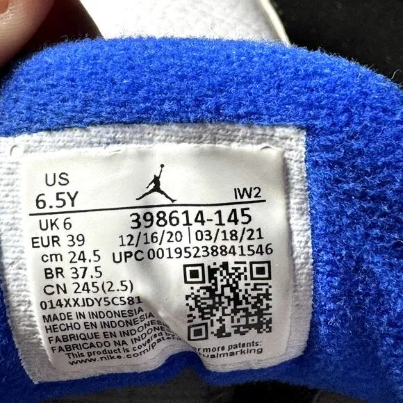 Size 6.5 - Nike Air Jordan 3 Retro GS Racer Blue Men's Shoes