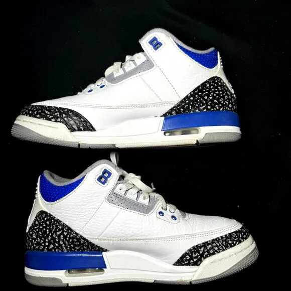 Size 6.5 - Nike Air Jordan 3 Retro GS Racer Blue Men's Shoes