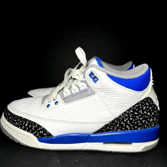 Size 6.5 - Nike Air Jordan 3 Retro GS Racer Blue Men's Shoes