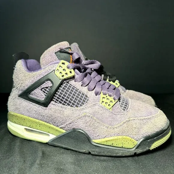 Size 8 - Wmns Nike Air Jordan 4 Retro Canyon Purple Women's Shoes