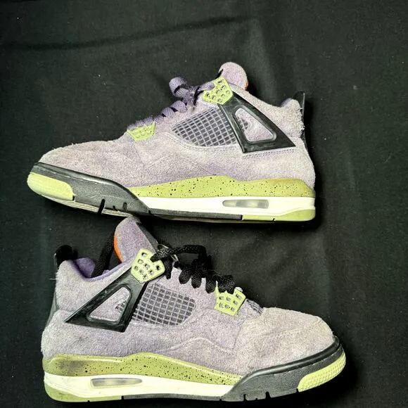 Size 8 - Wmns Nike Air Jordan 4 Retro Canyon Purple Women's Shoes