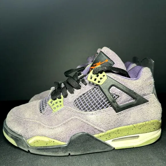 Size 8 - Wmns Nike Air Jordan 4 Retro Canyon Purple Women's Shoes
