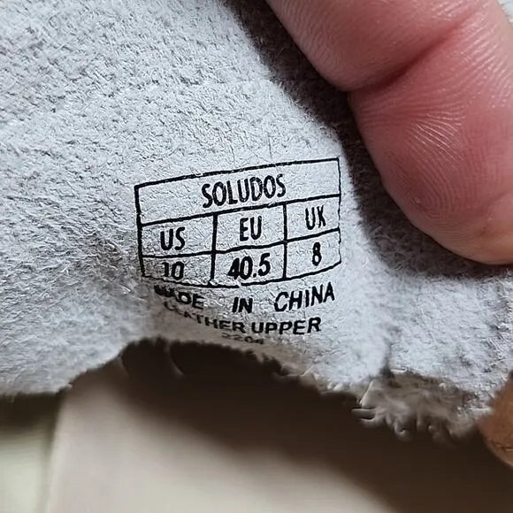 🐽SOLUDOS🐽 STYLE IBIZA HOT STUFF🔥LEATHER PLATFORM SNEAKER LADIES 10.0🔥NIB🔥