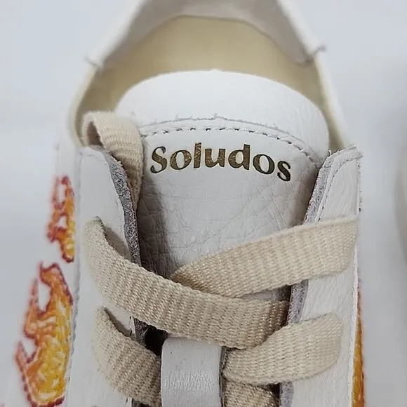 🐽SOLUDOS🐽 STYLE IBIZA HOT STUFF🔥LEATHER PLATFORM SNEAKER LADIES 10.0🔥NIB🔥