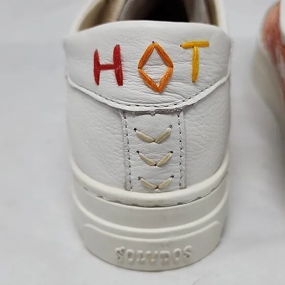 🐽SOLUDOS🐽 STYLE IBIZA HOT STUFF🔥LEATHER PLATFORM SNEAKER LADIES 10.0🔥NIB🔥