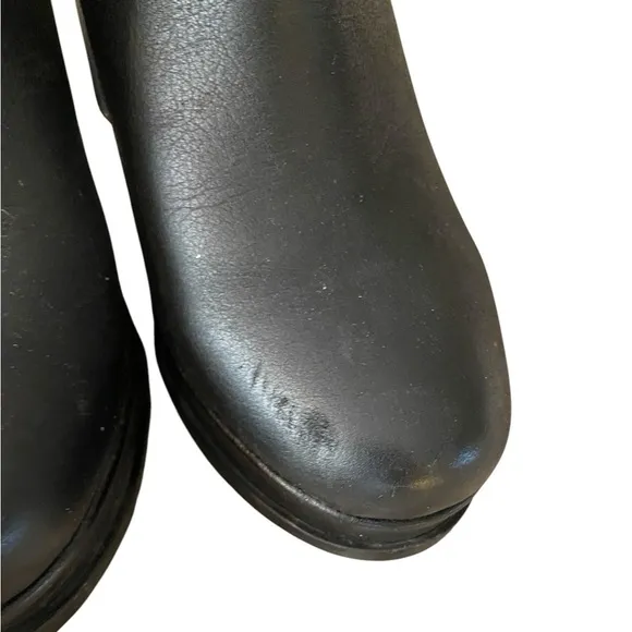 SOREL BLACK CHELSEA HIGH HEEL BOOTS SIZE EUR 38/US 7