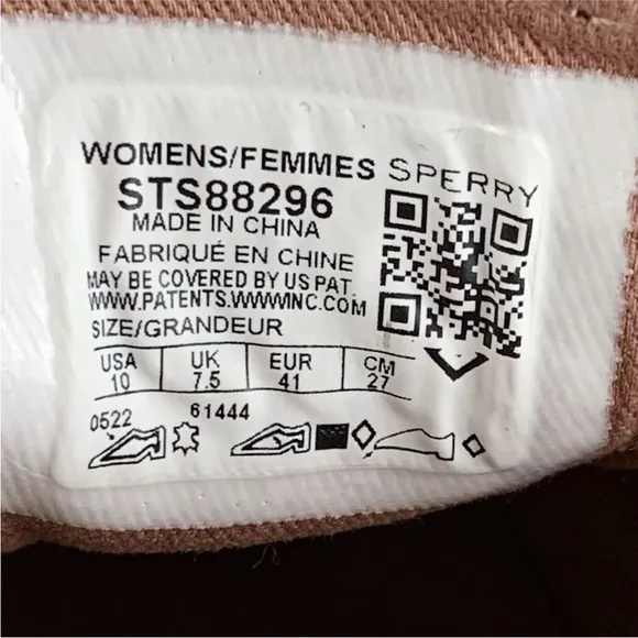 Sperry Crest Vibe Pink Rose Snake Leather Laces Platform Sneakers STS88296