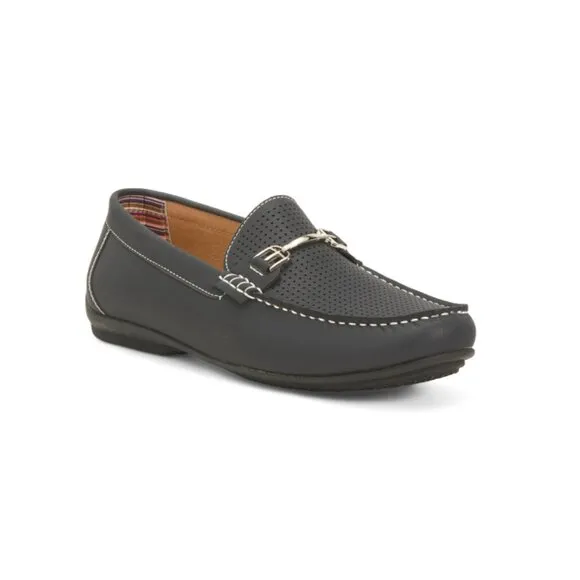 STACY ADAMS Black Men's Corley Slip On Shoes