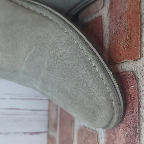 Steve Madden Mens Grey Sand Suede Intuit Leather Chelsea Boot Size 12
