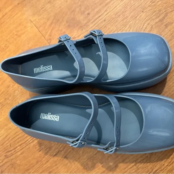 Stylish Blue Platform Mary Jane Shoes