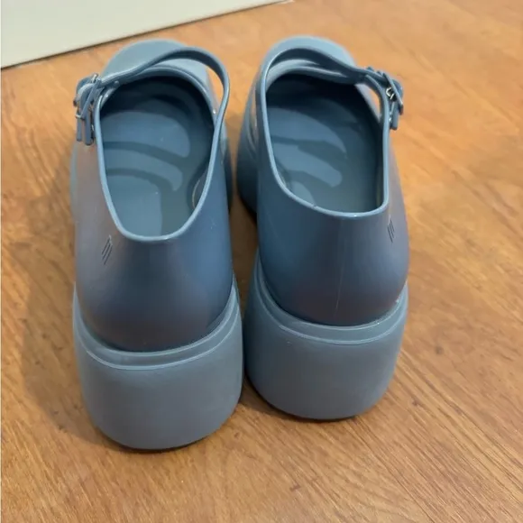 Stylish Blue Platform Mary Jane Shoes