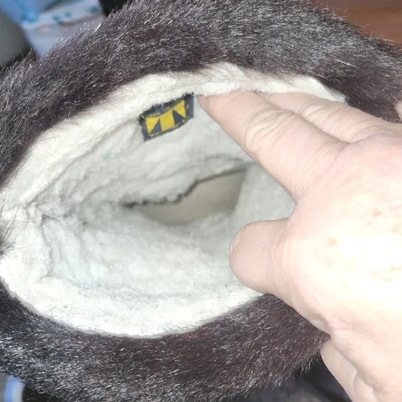 Tecnica Italy fur boots sherpa lined classic women sz 42/11