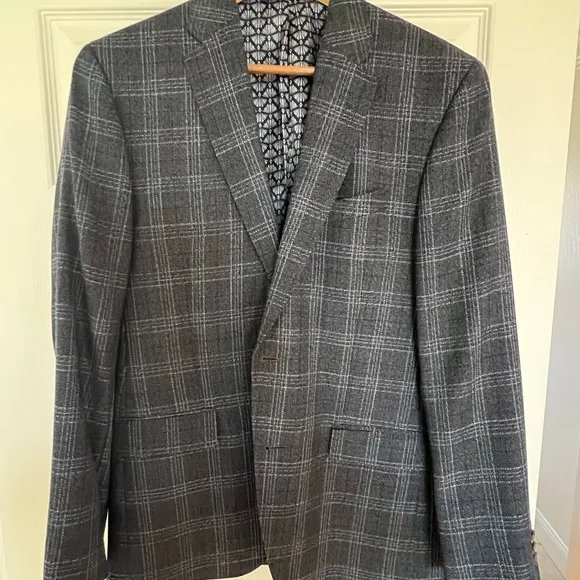 Ted Baker - Men's Stylish Plaid Blazer