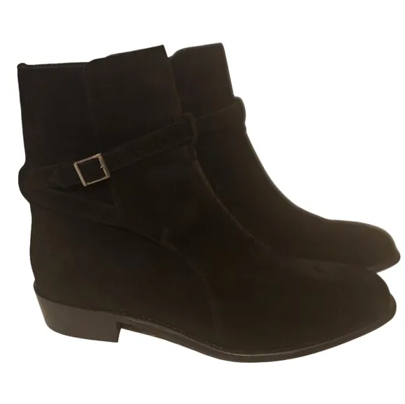 Thursday Black Suede Rogue Boots Size 16