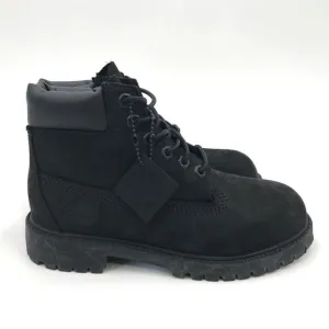 Timberland Kids Classic 6&quot; Premium All Black Waterproof Boots Youth Size 2