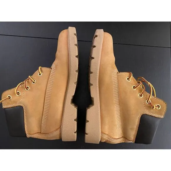 Timberland Little Kid 6&quot; Premium Waterproof Boots Boys 1.5 Wheat Classic Lace Up
