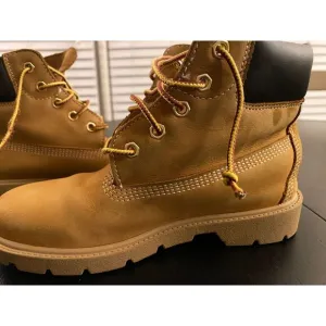 Timberland Little Kid 6&quot; Premium Waterproof Boots Boys 1.5 Wheat Classic Lace Up