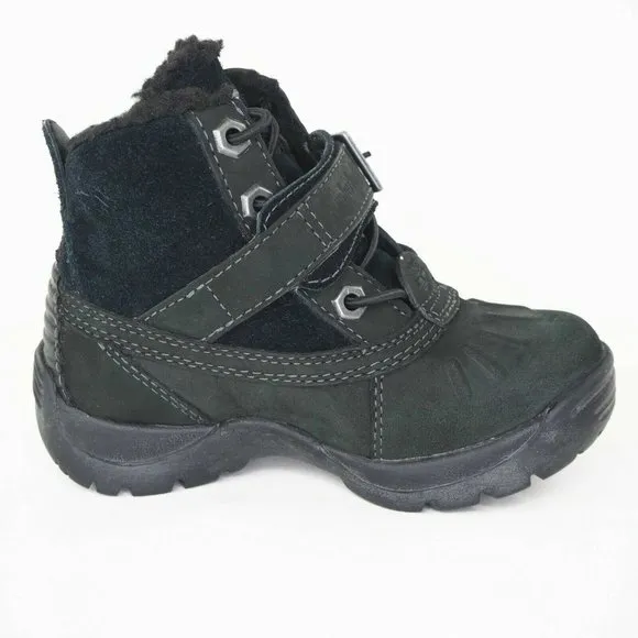 Timberland Mallard Winter TODDLERS Boots Snow Black Vintage Suede 91835