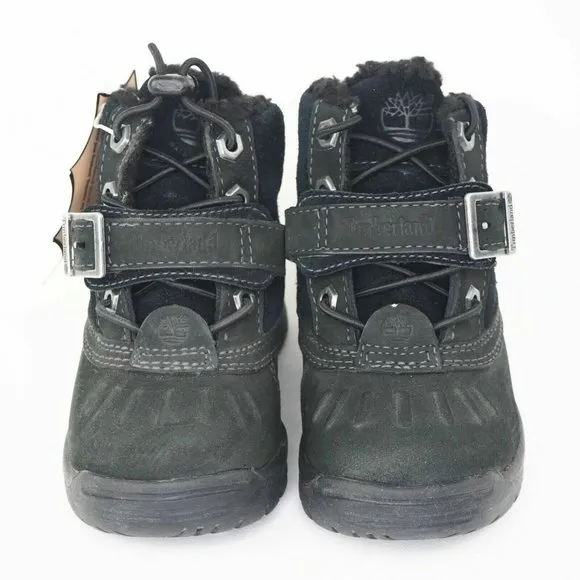 Timberland Mallard Winter TODDLERS Boots Snow Black Vintage Suede 91835