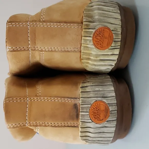 Timberland Mens TBL 73 Beige Suede Boots, Size 10.5M