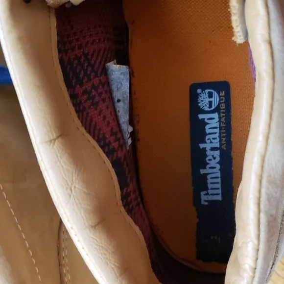 Timberland Mens TBL 73 Beige Suede Boots, Size 10.5M