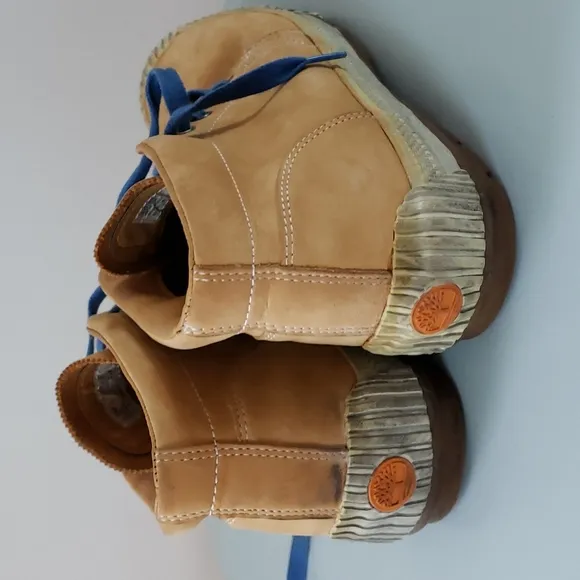 Timberland Mens TBL 73 Beige Suede Boots, Size 10.5M