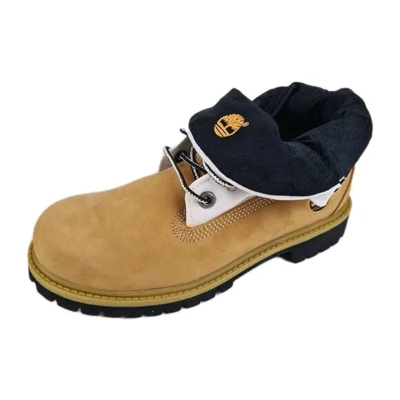 Timberland Script Roll Top Boots  Little Kids Wheat Leather