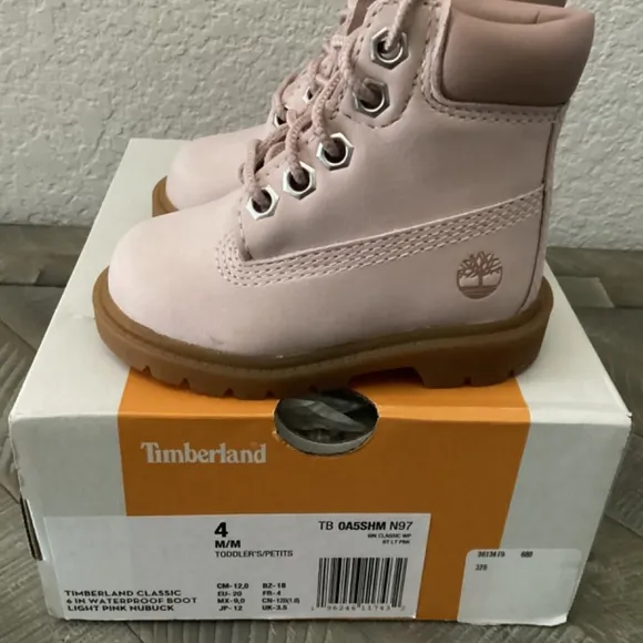TIMBERLAND Toddler Girls 6&quot; Classic Water Resistant Boots
