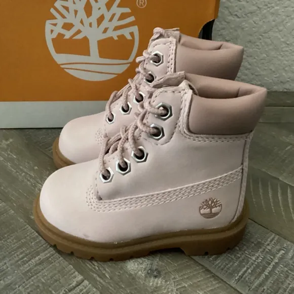 TIMBERLAND Toddler Girls 6&quot; Classic Water Resistant Boots