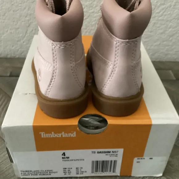 TIMBERLAND Toddler Girls 6&quot; Classic Water Resistant Boots