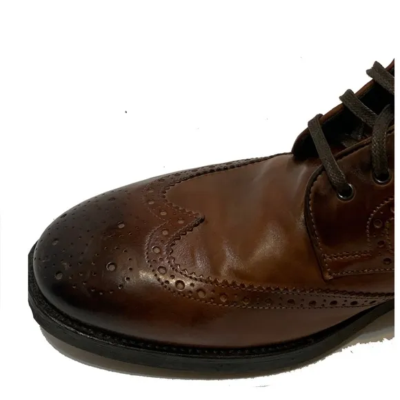 To Boot New York Men's Brown Leather Brogue Boots