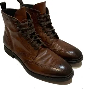 To Boot New York Men's Brown Leather Brogue Boots