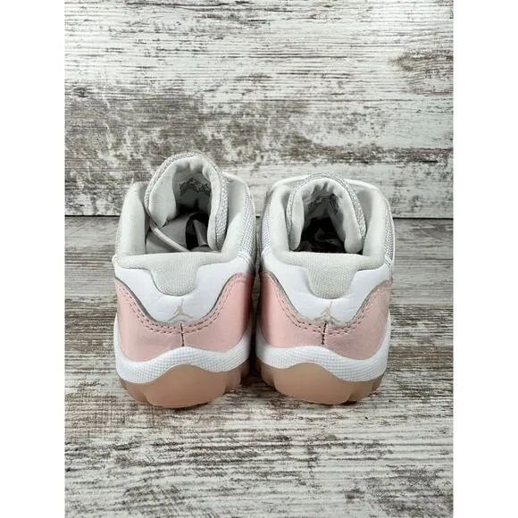Toddler Nike Air Jordan 11 Retro Low 'Legend Pink' Pink/White Sneakers Sz 8C