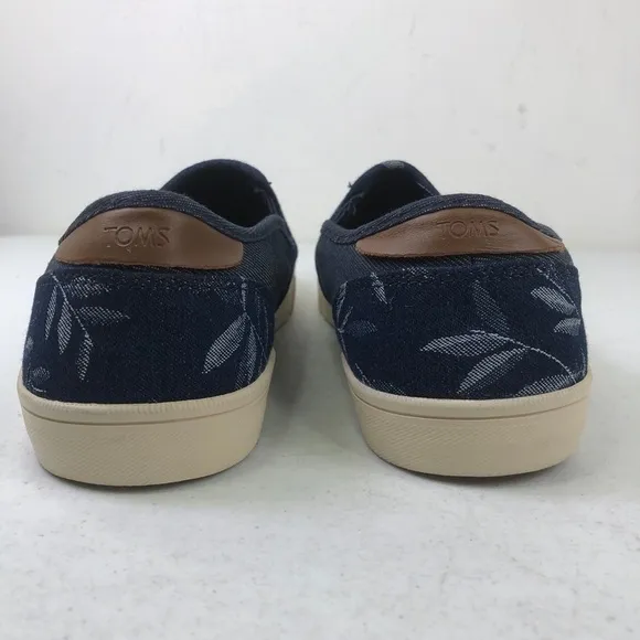 TOMS Mens Baja Leaf Print Slip On Shoes