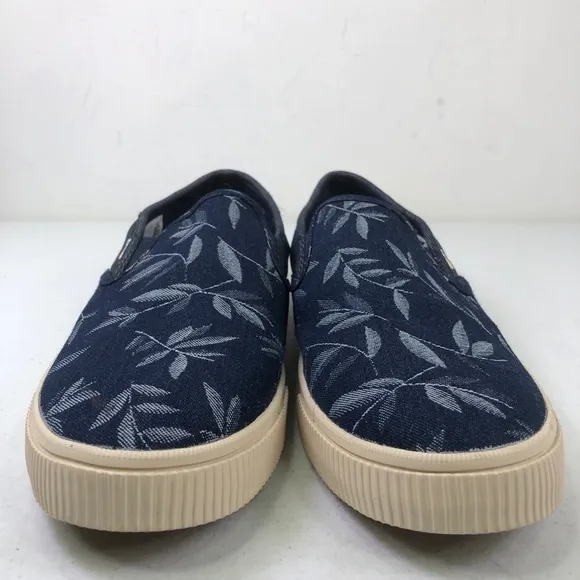 TOMS Mens Baja Leaf Print Slip On Shoes