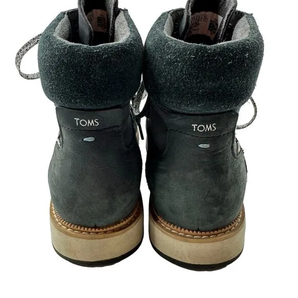 Toms Mesa Waterproof nylon boots women’s size 8