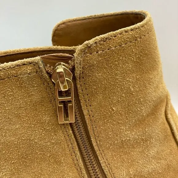 Tory Burch Sabe Caramel Suede Women’s Boots 10M