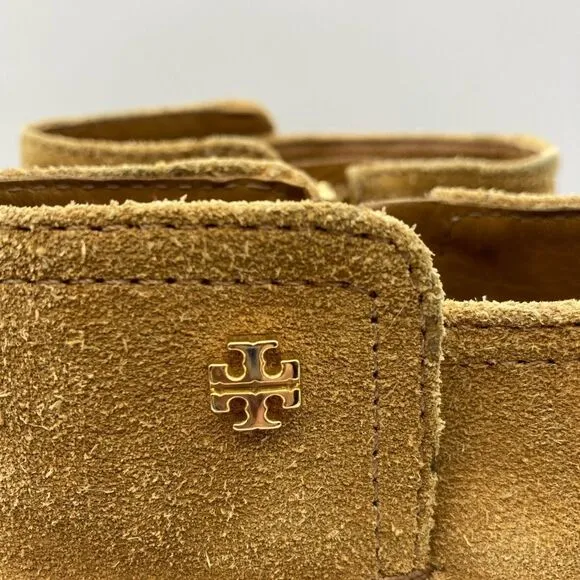 Tory Burch Sabe Caramel Suede Women’s Boots 10M