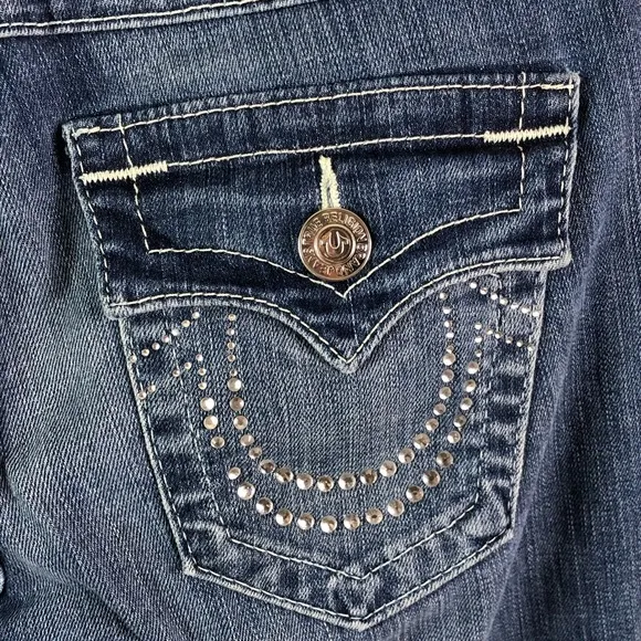 True Religion Jeans High Rise Bootcut Denim 25