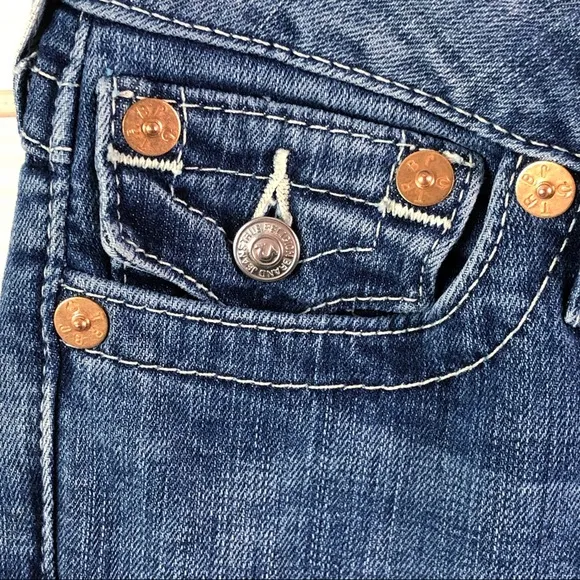 True Religion Jeans High Rise Bootcut Denim 25