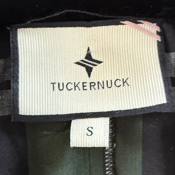 TUCKERNUCK Tartan Bristol Dress Velvet Details Pockets Size Small