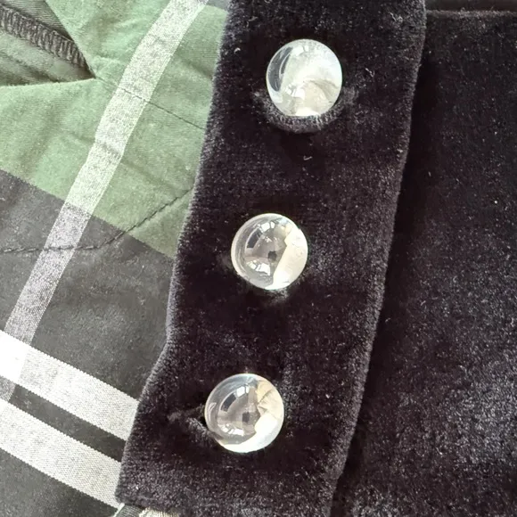 TUCKERNUCK Tartan Bristol Dress Velvet Details Pockets Size Small